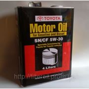 Масло моторное Toyota Motor Oil API SN/CF 5W-30 4лит. (банка) фото