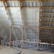 Внутренняя теплоизоляция напылением пенополиуретана стен и перекрытий зданий фото