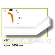 Плинтус потолочный Marbet (Е-32) фотография