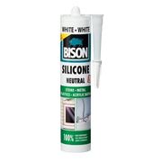 BISON SILICONE NEUTRAL - нейтральный силиконовый герметик (белый) фото