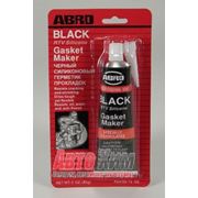 ABRO Герметик силикон. (черный) 85 г. фото