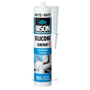 BISON SILICONE SANITARY 280 ml — санитарный силиконовый герметик (прозрачный) фотография