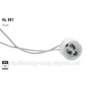 Патрон керамический для лампочки GU10 Horoz HL551 фото