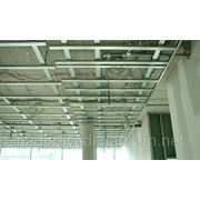 Монтаж гипсокартонных конструкций (потолок), 1 уговень