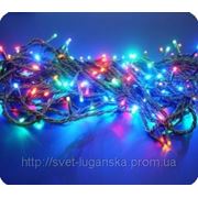 Новогодняя светодиодная гирлянда 200 LED мультицвет фото