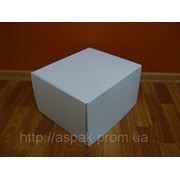 Картонная коробка 420х300х190 белая фотография