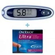 Система контролю рівня глюкози в крові OneTouch® UltraEasy® + тест-полоски 50 шт. фото