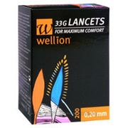 Ланцеты Веллион (Wellion) 33G (0,20мм) №50