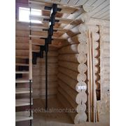 Модульная деревянная лестница фото