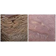 Песчаник оголтованый терракотово-красный фото