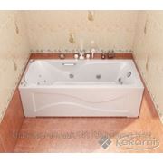 Акриловая гидромассажная ванна Джулия, 1600 x 700 мм фото