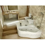 Гидромассажная ванна Leda 160 x 100 POOLSPA с системой гидро-аэромасажа : фото