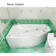 Акриловая гидромассажная ванна СКАРЛЕТ правая, 1670 x 960 мм фотография