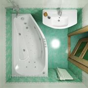 Акриловая ванна Triton — СКАРЛЕТ правая 1670 x 960 х 580 мм. фото