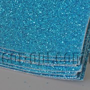 Дизайнерский картон с глитером голубой KSB280гр/В2(500х707мм) 1 лист 570300
