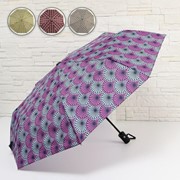 Зонт автоматический 'Sofia', ветроустойчивый, 3 сложения, 8 спиц, R 47 см, цвет МИКС