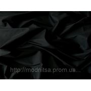 Стрейч-коттон облегченный (черный) (арт. а12114) фото