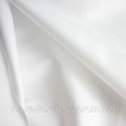 Ткань катон-стрейч белый фото