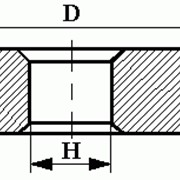 Круги из кубического нитрида бора (КНБ) плоские прямого профиля на органической связке формы 1А1 фотография