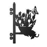 Кронштейн Duckanddog Цветы, 22,5х32,5х0,2 см фото