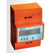 Счетчик электроэнергии модульный LCD 3F 4M 3 x 5A/80A фото