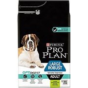 Pro Plan 3кг Large Robust Adult Сухой корм для собак крупных пород с мощ&тел с чув&пищ Ягненок фотография