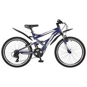 Велосипед подростковый Stinger Versus 24 (2017) рама 16,5" синий