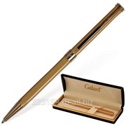 Ручка шариковая Galant GFP013, подарочная, корпус золотистый, золотистые детали, синяя