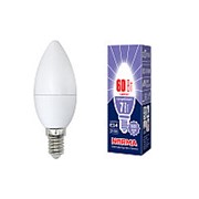 Лампа светодиодная, матовая, свеча, 6500K, серия Norma LED-C37-7W/DW/E14/FR/NR Volpe фото