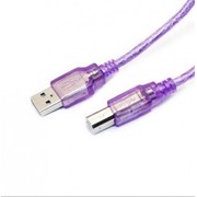 USB кабель A-B 3.0м Hewlett-Packard кабель, 3,0м., USB 2.0 A (Male)-->B (Male), Фиолетовый, Пакет фото