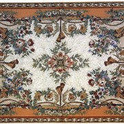 Мраморный пол, пол выполненый мозаикой из мрамора, мозаика на заказ фото