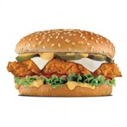Доставка бургеров - Chicken burger jalapeno фотография