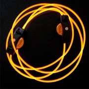Шнурки с LED-подсветкой (цвет желтый) фото