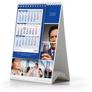 Календарь настольный перекидной со стандартной квартальной календарной сеткой
