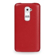 Чехол-флип Tetded LG G2 D802 красный фото