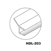 Профиль акриловый стекло-стена HDL – 203 фото