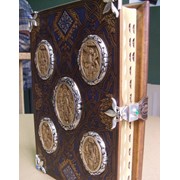 Библия большая с серебром, подарки религиозные на заказ, Донецк фотография