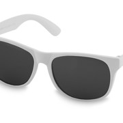 Солнцезащитные очки Retro - сплошные, белый фотография