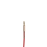Кабель аудио AUX Krutoff Spring, Jack 3.5 мм(m) - Jack 3.5 мм(m), 1 м, красный фото