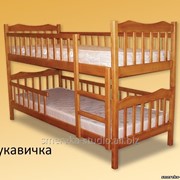Кровать-трансформер Рукавичка - бук. двухъярусные кровати фотография