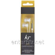 Гарнитура KitSound Ace In-Ear Headphones with mic White (KSACEMWH) фотография
