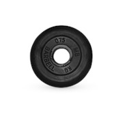 0.75 кг диск (блин) MB Barbell (черный) 31 мм.
