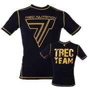 Спортивное питание MEN-S Trec Wear - BIG YELLOW LOGO T + Trec Team - RUSH 010/Short Sleeve/Black фото