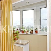 Объединение лоджии, балкона с жилым помещением, кухней фото