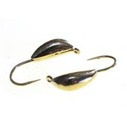 Мормышка вольф. банан TAKEDO Wolf Pro Banana ( d 5 мм, 1,5гр, крючок №12, цвет золото ) фото