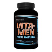Витаминно-минеральный комплекс VITA-MEN 100% NATURAL, 60tabl. фото