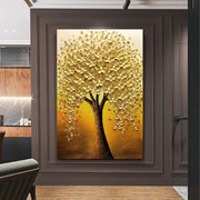 DIY hand-painted oil painting home decoration фотография