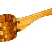 Черпак для бани бондарный, дуб Везувий фото
