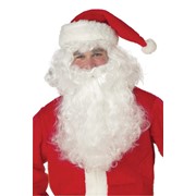 Аксессуар для праздника California Costumes Пышный парик и борода Санта Клауса взрослый фотография