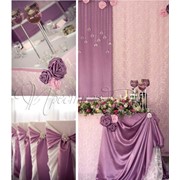 Свадебное украшение зала в киеве в лиловом цвете